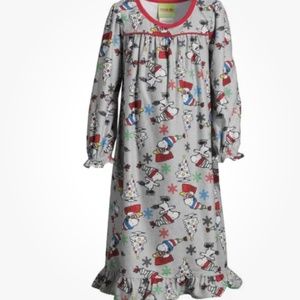 Peanut’s Snoopy Toddler Long Sleeve Nightgown 5T NEW